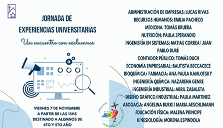 Jornada experiencias Universitarias