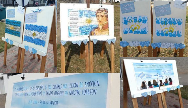 Exposición de Banderas Argentinas