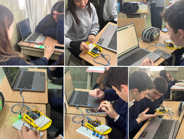 Trabajando en clase